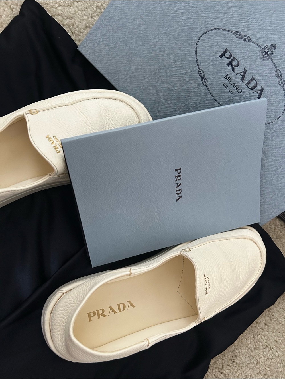 Prada Women’s Leather Loafers - Picture 5 of 5